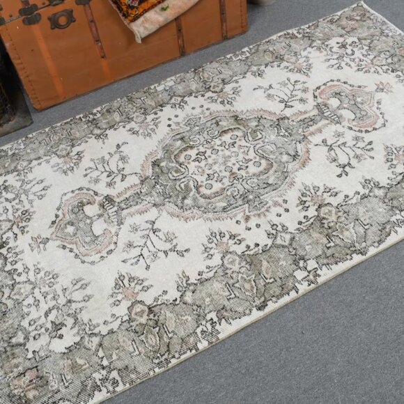 Vintage Hand Knotted Accent Rug - Picture 2 of 7